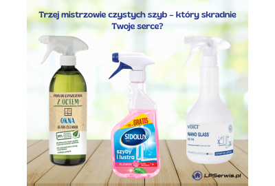 Porównanie płynów do mycia szyb: Voigt Nano Glass, Sidolux Płyn do Szyb Flower i Gold Drop Płyn z Octem – który jest najlepszy do Twoich szyb?