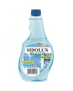 SIDOLUX  CRYSTAL PŁYN DO SZYB 500ML ZAPAS ARCTIC