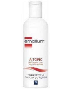 EMOLIUM A-TOPIC, TRÓJAKTYWNA EMULSJA DO KĄPIELI, 200 ML