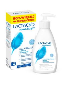 Lactacyd Nawilżający Emulsja płyn do higieny intymnej z pompką 300 ml