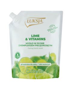Luksja Essence Mydło w płynie zapas 900 ml Lime & Vitamins
