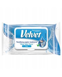 Velvet Pure Nawilżany papier toaletowy 42 sztuki