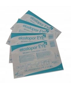 ELASTOPOR EYE  OPATRUNEK  OCZNY  Z WKŁADEM CHŁONNYM  WŁÓKNINOWY  , SAMOPRZYLEPNY BIAŁY , JAŁOWY  6,5 cm*9,5cm (OP 50 SZT )