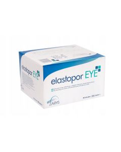 ELASTOPOR EYE  OPATRUNEK  OCZNY  Z WKŁADEM CHŁONNYM  WŁÓKNINOWY  , SAMOPRZYLEPNY BIAŁY , JAŁOWY  6,5 cm*9,5cm (OP 50 SZT )