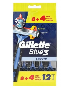 Gillette Blue 3 jednorazowe maszynki do golenia 12 szt.