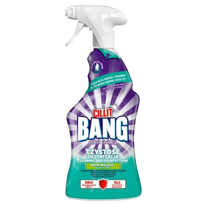 Cillit Bang Power Cleaner Spray uniwersalny Czystość i Dezynfekcja 750 ml