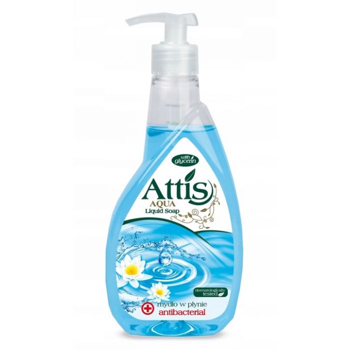 ATTIS  400 ML  AQUA  MYDŁO W PŁYNIE ANTYBAKTERYJNE