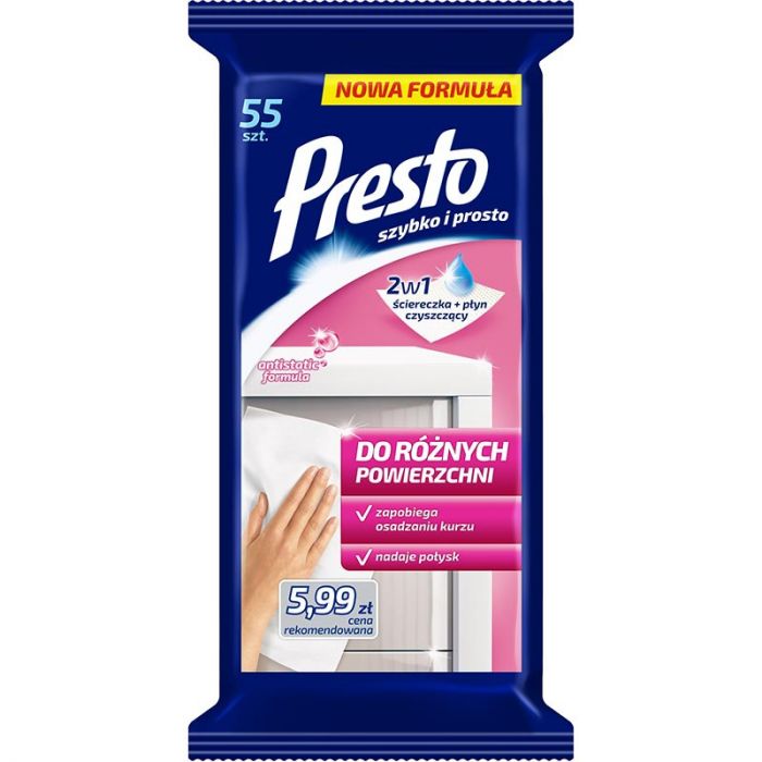 PRESTO CHUSTECZKI  ANTISTATIC  55SZT