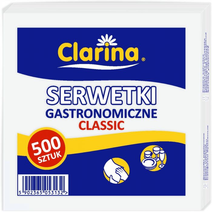 SERWETKA GASTRONOMICZNA  15*15 A500 BIAŁA