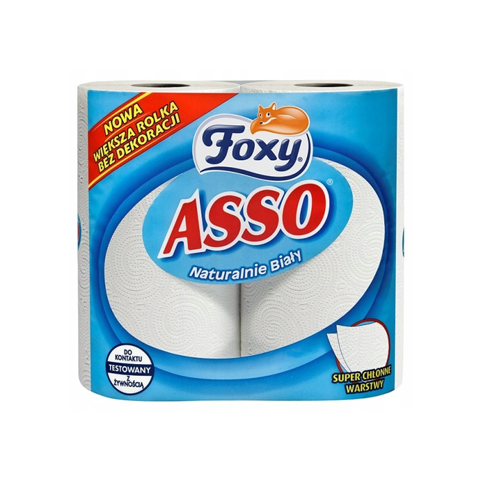 Foxy Asso ręcznik kuchenny biały 2szt.