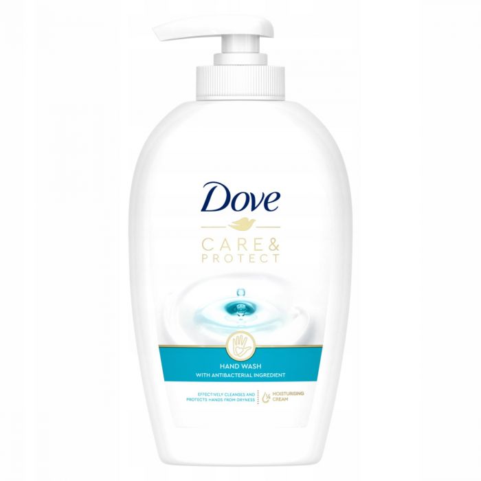 DOVE LIQUID HAND WASH 250ML CARE&PROTECT ANTIBACTERIAL