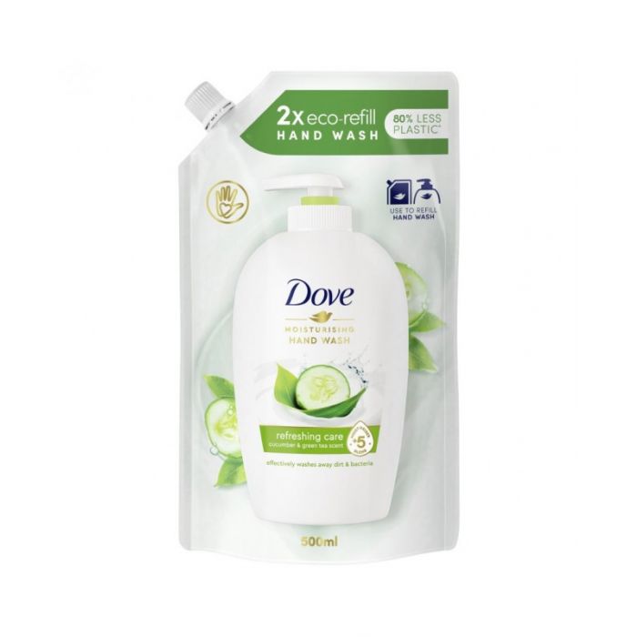 DOVE MYDŁO W PŁYNIE 500ML ZAPAS GO FRESH CUCUMBER &GREEN REFILL