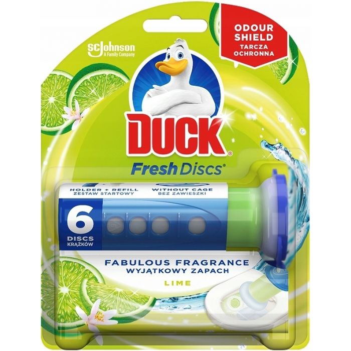 DUCK FRESH DISC  APLIKATOR  6 DISCS   36 ML LIME