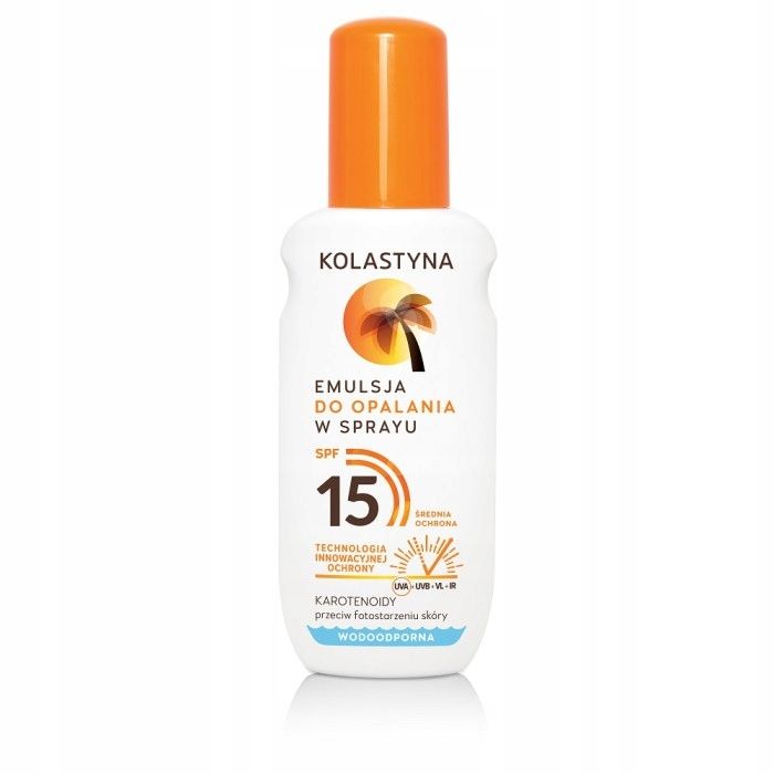 Kolastyna Emulsja do opalania w sprayu SPF 15 150 ml