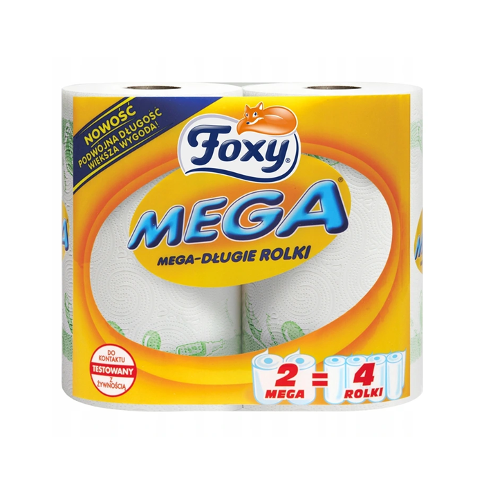 Foxy Mega długie rolki ręcznik papierowy kuchenny