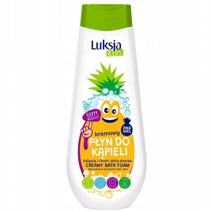  Luksja Kids Kremowy Płyn do kąpieli dla dzieci - Ananas 750ml