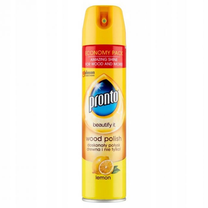 PRONTO  SPRAY 300ML  LEMON WOOD POLISH