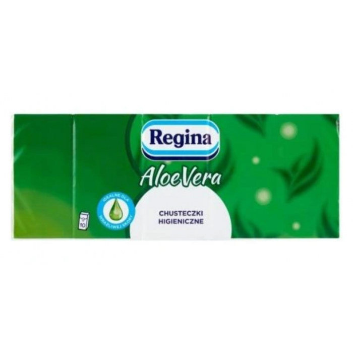 REGINA DELICATIS CHUSTECZKI HIGIENICZNE 9x10 SZTUK ALOE VERA