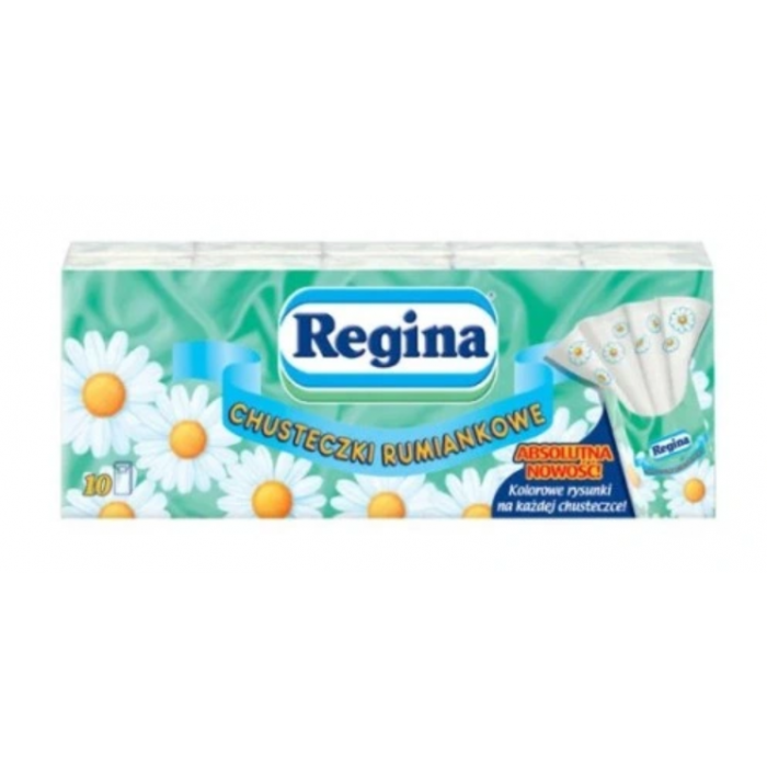 REGINA DELICATIS CHUSTECZKI HIGIENICZNE 9x10 SZTUK RUMIANEK