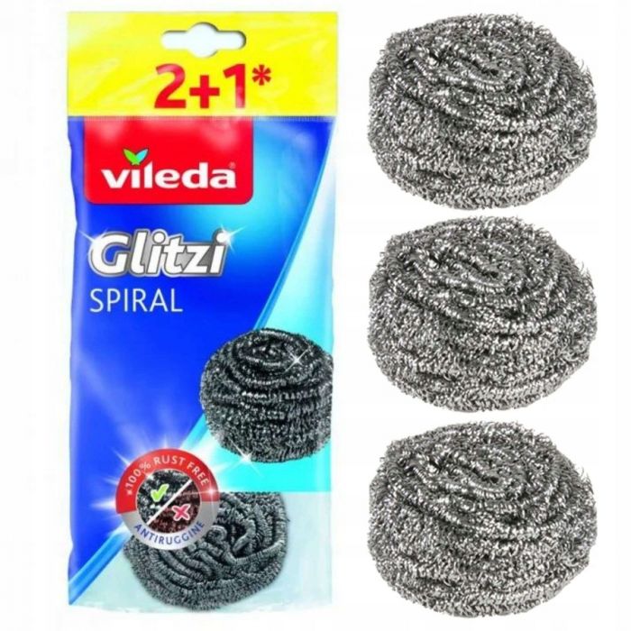 VILEDA  INOX  20 G Spirala wykonana z wysokogatunkowej stali nierdzewne