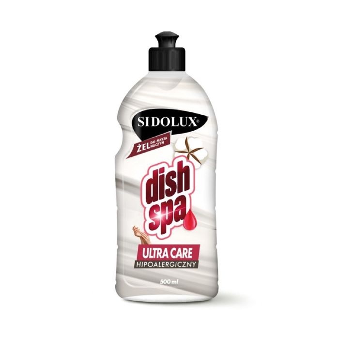 DISH SPA  ULTRA  CARE  HIPOALERGICZNY  SIDOLUX  ŻEL DO MYCIA NACZYŃ 500 ML