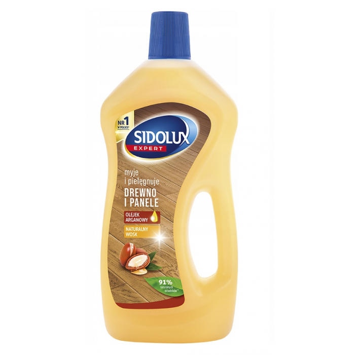 SIDOLUX  EXPERT  750 ML  DO MYCIA PANELI I DREWNA   OLEJEK ARGANOWY