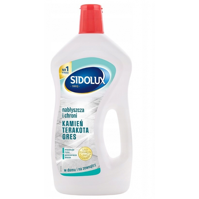 SIDOLUX DO NABŁYSZCZANIA KAMIENIA, TERAKOTY 500+250 ML