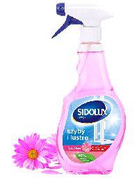 SIDOLUX PŁYN DO SZYB FLOWER  500ML+150ML GRATIS